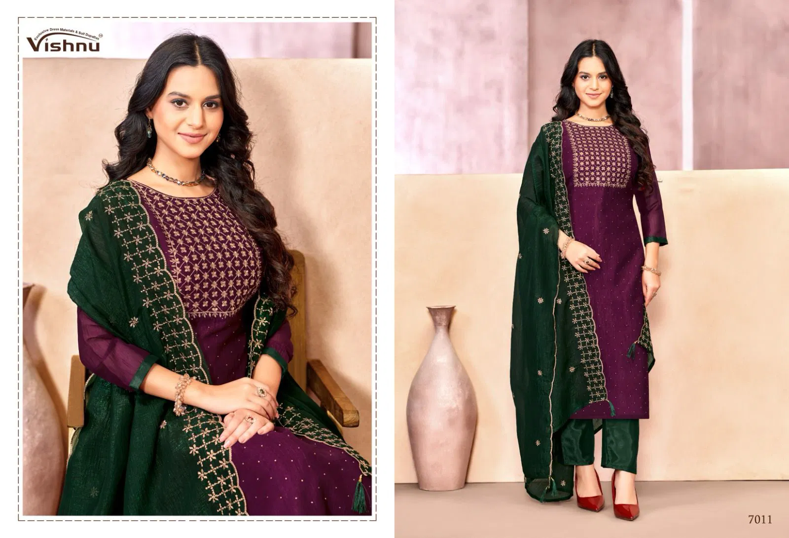 Rihaana By Vishnu Wholesale Dress Material Suppliers In Mumbai